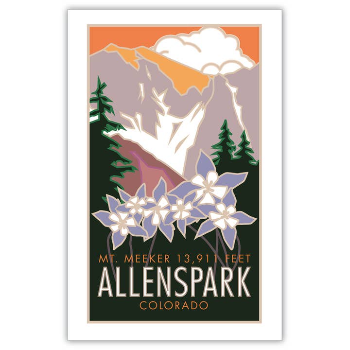 Allenspark, Colorado - Affiches pour la vente par Travel Posters by M&W Design Co.