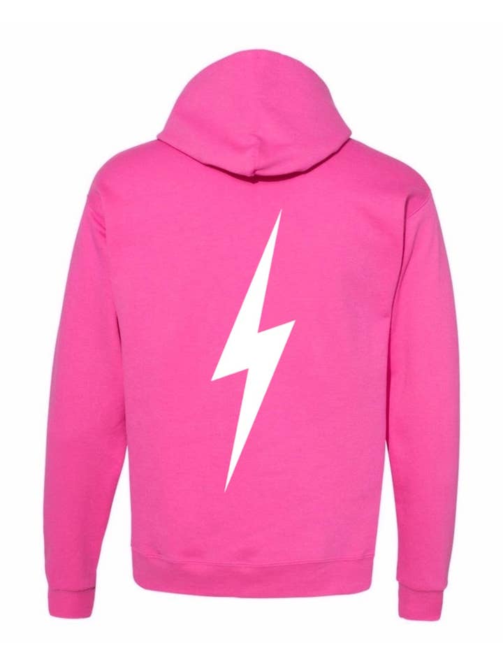 Cozy Drip Clothing - Wholesale Hoodie - Women's - PREPPY LIGHTNING BOLT HOODIE