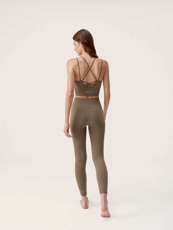 Born Living Yoga - Wholesale Athletic/Lounge Leggings - Women's - Indian Walnut Legging3
