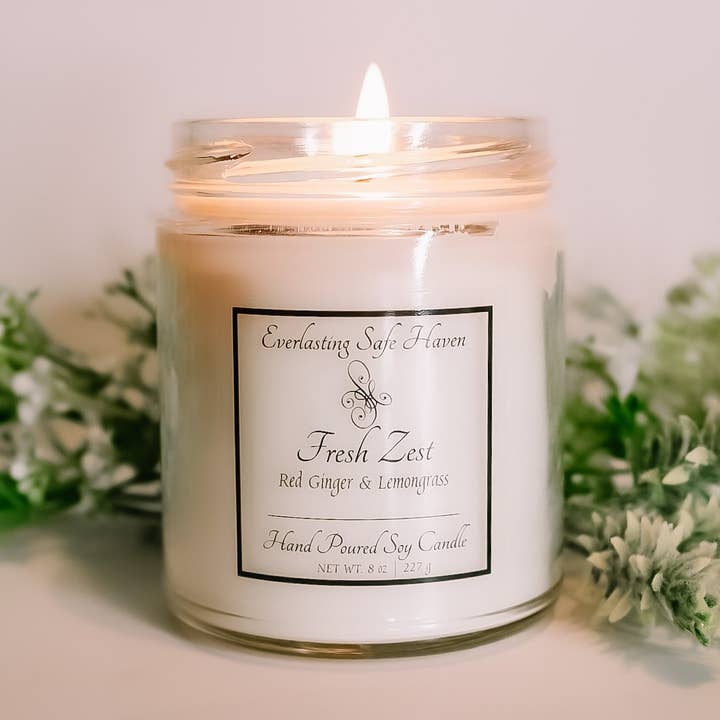 Everlasting Safe Haven - Wholesale Jar/Filled Candle - Fresh Zest0