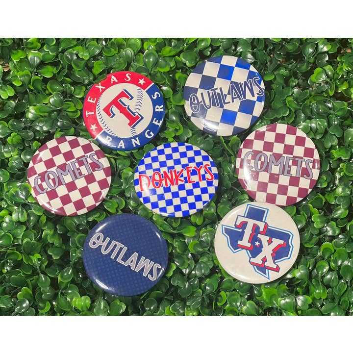 Branded Apparel - Wholesale Lapel Pin/Button - Custom Spirit Buttons 3 inch