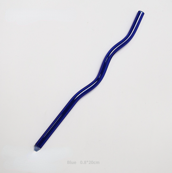 IVORE.GROUP (We cover All Import duty) – wholesale Drinking straw – Reusable Wave Glass Straws2