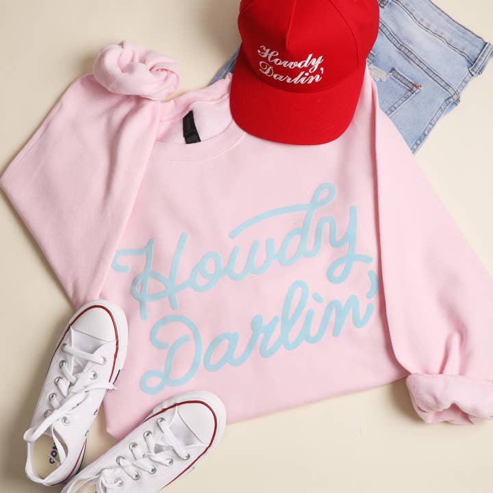 Fashion City - Wholesale Graphic Sweatshirt - Women's - HOWDY DARLIN' Heavyweight Crewneck Sweatshirt12