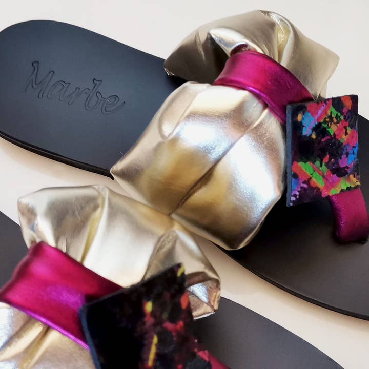 Marbe Sandals - Wholesale Sandals - Women's - Handmade Leather Sandal : Areti2