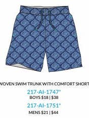 Amelia Island drenge badebukser (217-AI-1747) for engroshandel hos Cabana Life