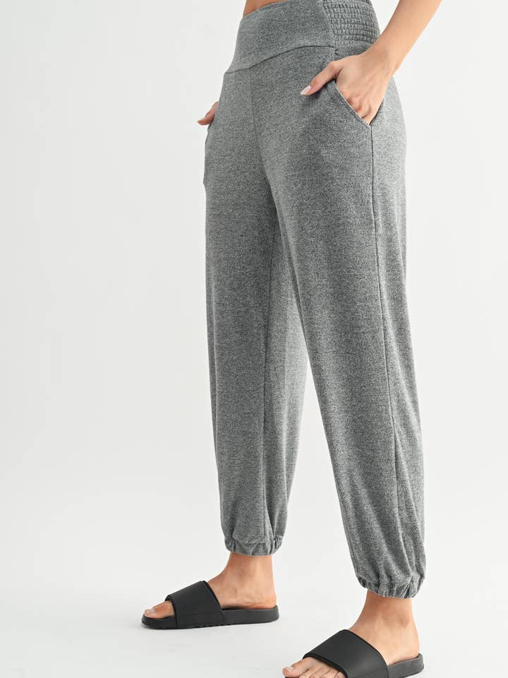 Mono B - Wholesale Lounge Sweatpants/Joggers - Women's - Brushed Hacci Lounge Jogger