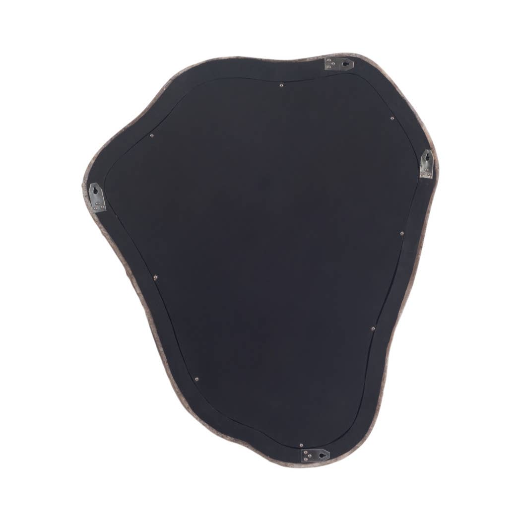 Sagebrook Home - Wholesale Wall Mirror - Wall Mirror - Ivory Glass Quartz Organic Edge, 33 in.9