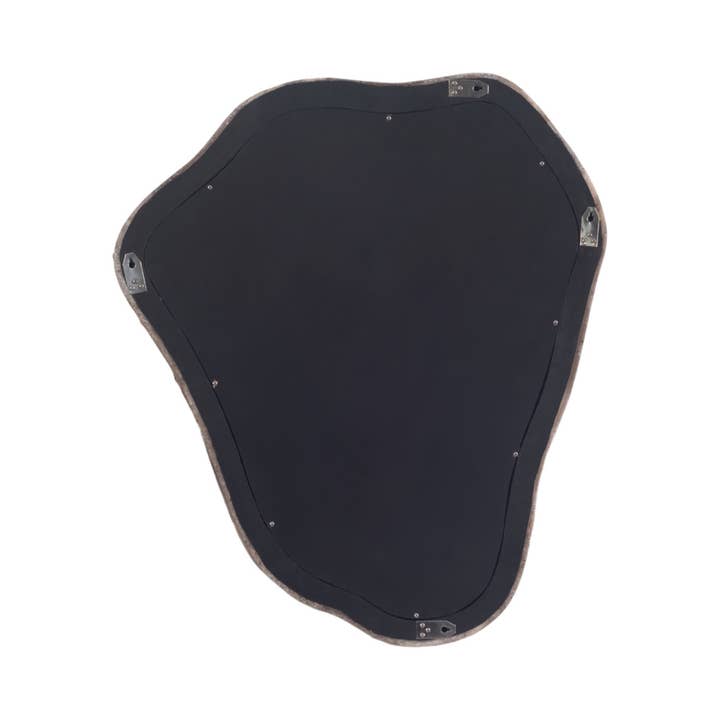 Sagebrook Home - Wholesale Wall Mirror - Wall Mirror - Ivory Glass Quartz Organic Edge, 33 in.9