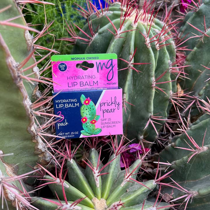 Mad Gab's - Wholesale Lip Balm - MG Prickly Pear SPF 15 Lip Balm Tube Open Stock3