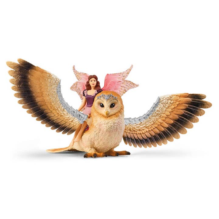 Fairy In Flight On Glam-Owl Fairy Toy Playset for wholesale by Schleich