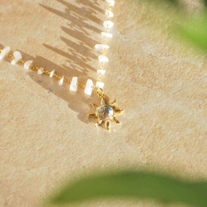 Liv Free Designs – Colar pingente/pendente por atacado – Colar Rainbow Moonstone6