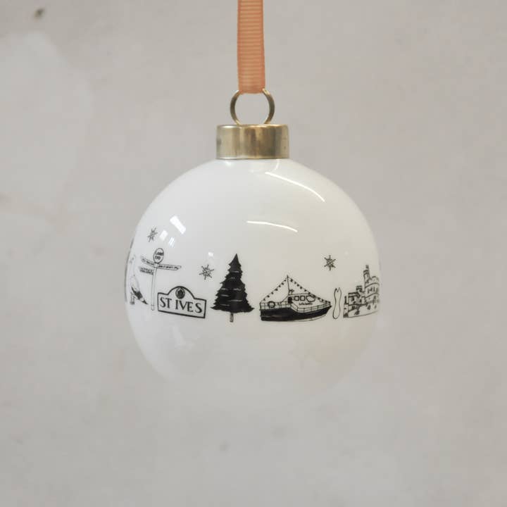 Martha Mitchell - Wholesale Ornament - Cornwall Christmas bauble4