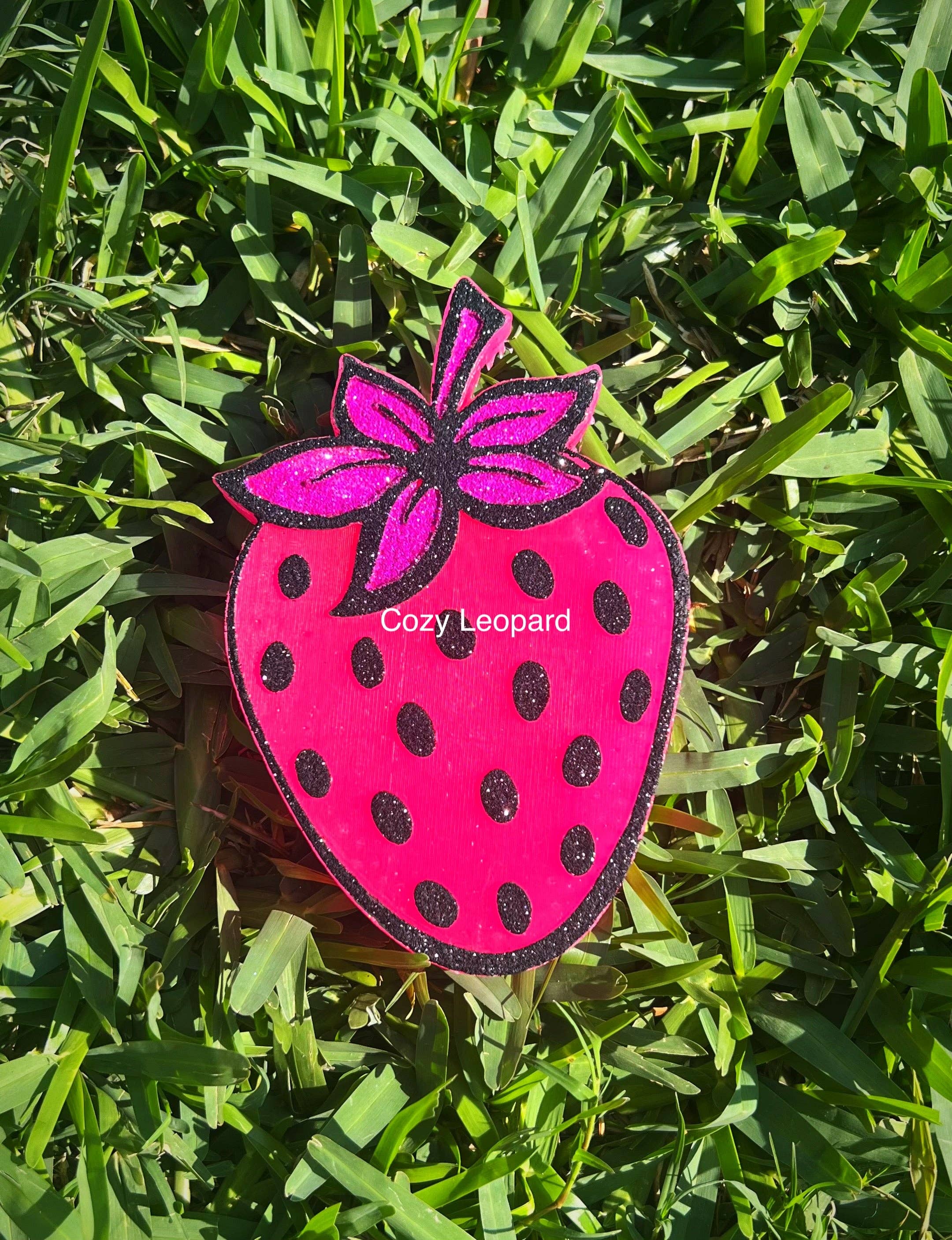 Cozy Leopard Boutique - Wholesale Car Freshener - Women's - Strawberry Car Freshie6