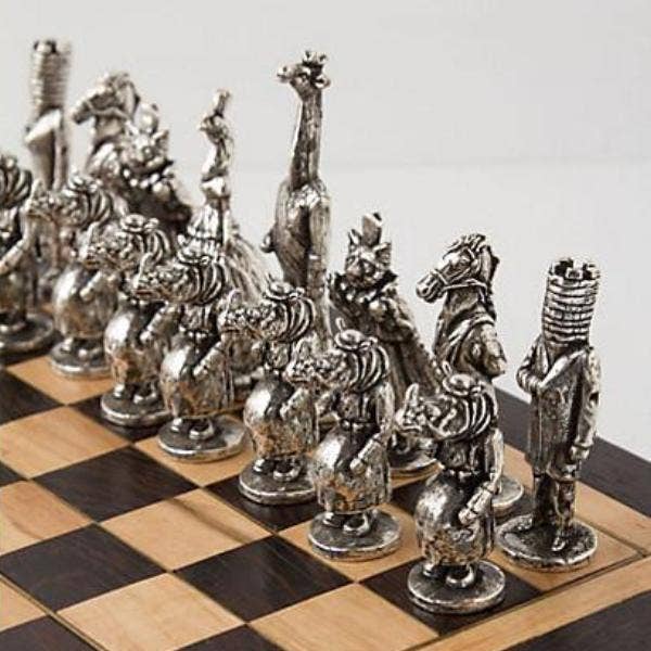 Animal Kingdom Chess Set for wholesale by Perry Gargano