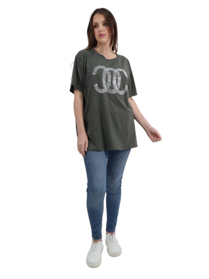 Miss Bold – wholesale Tunic – Women’s – Italian Diamante CC Print T-Shirt16