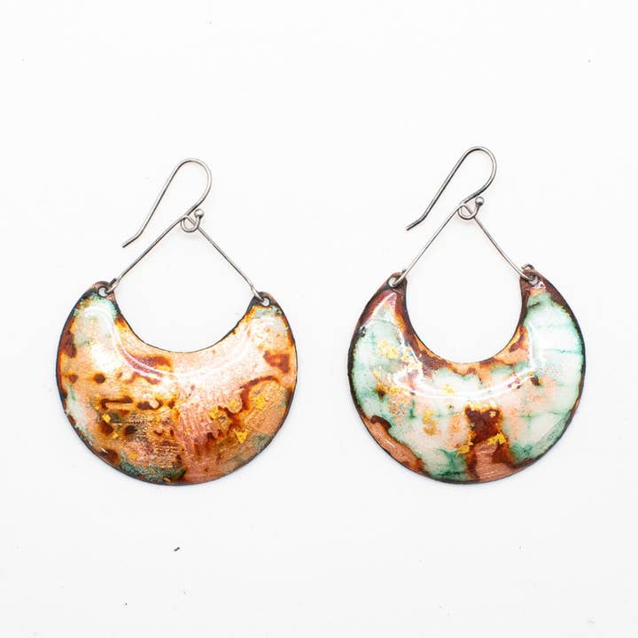 Boucles d'oreilles Lua B pour la vente par ELZA PEREIRA