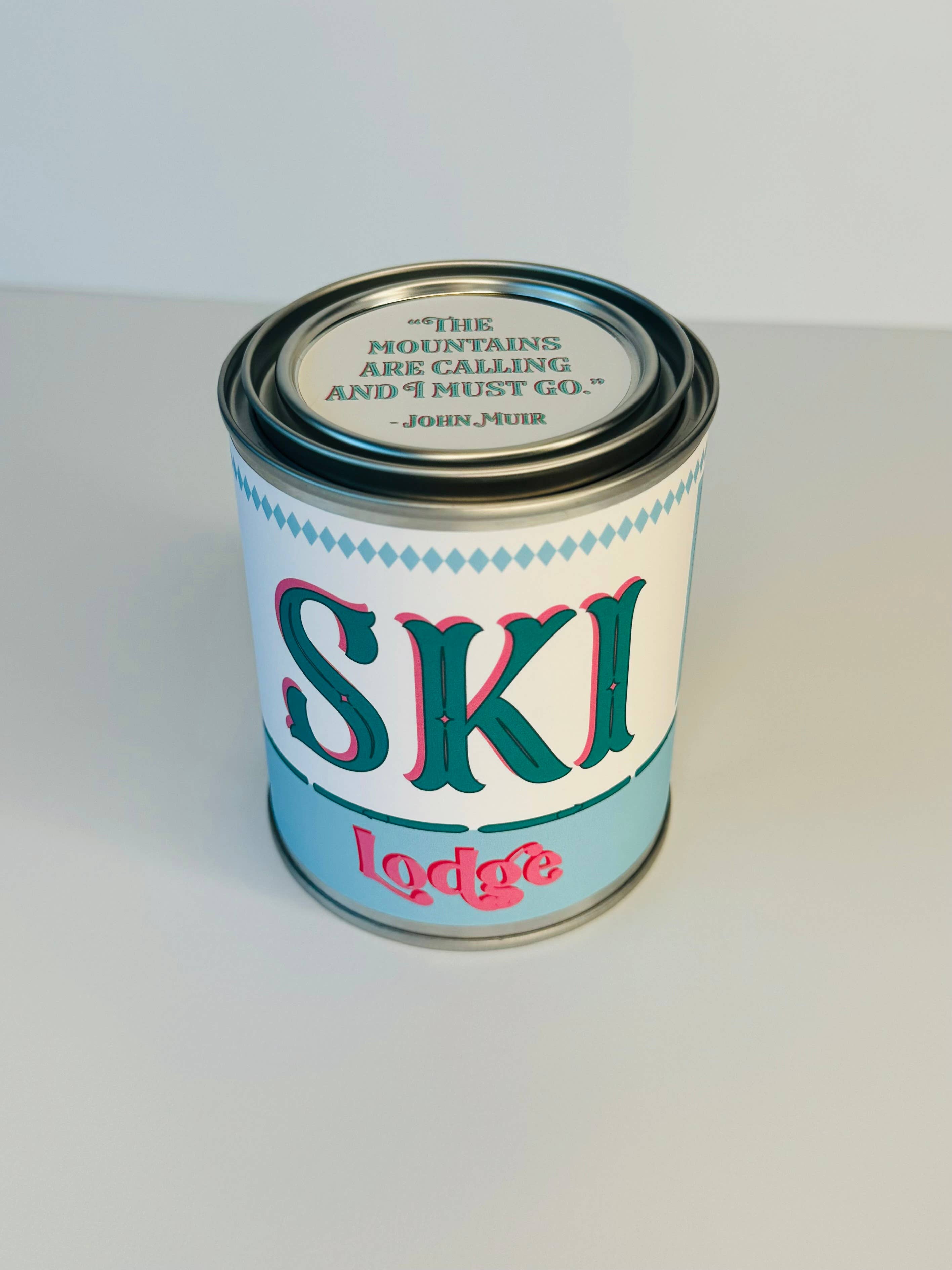 Rambling Caravan - Wholesale Travel Candles - Ski Lodge Candle - Paint Tin Candle1