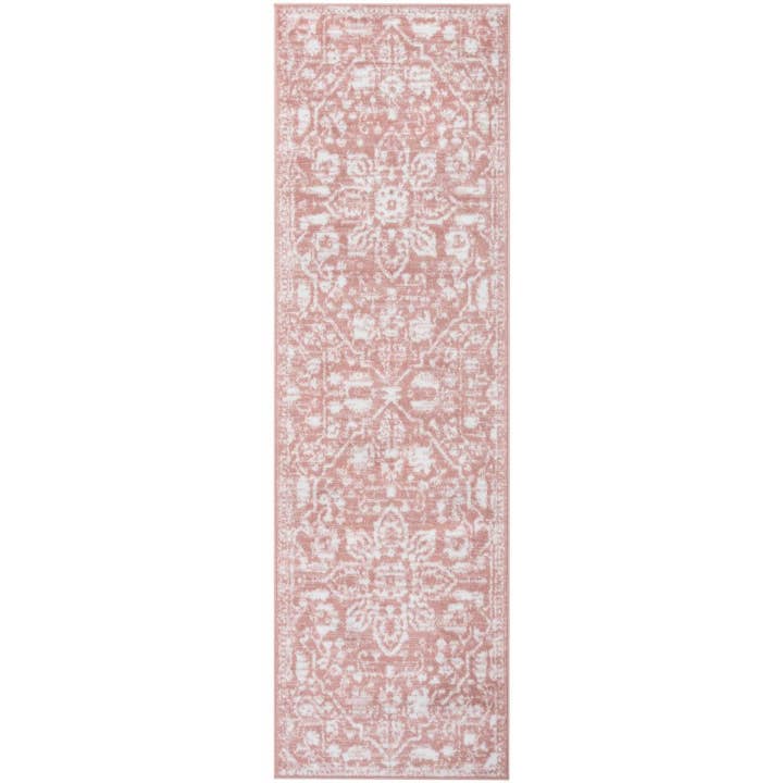 Well Woven – Großhandel Teppichvorleger – Disa Vintage Medallion Blush Weicher Teppich von Chill Rugs11