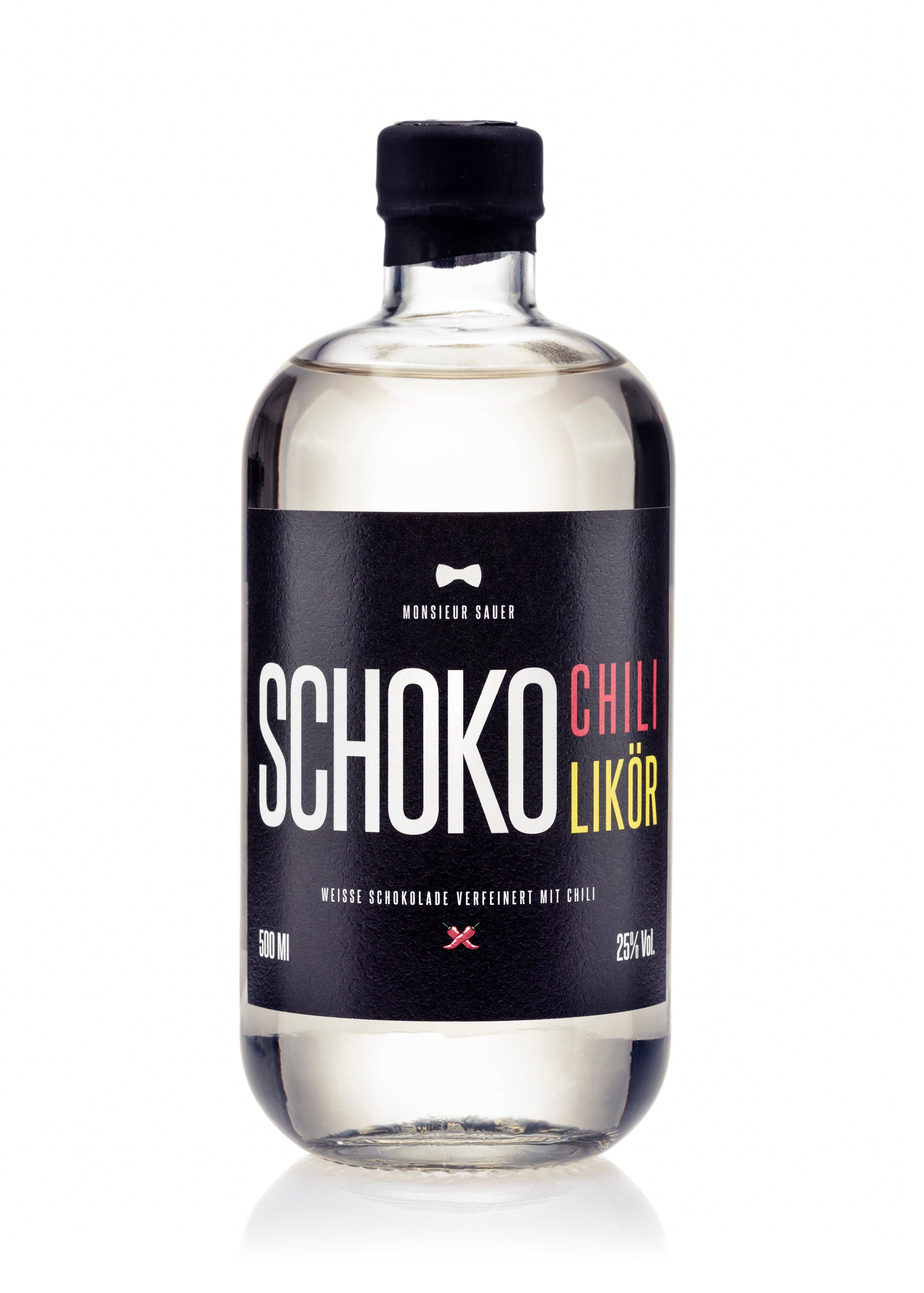 Monsieur Sauer Spirituosen - Wholesale Liqueur - Chocolate chilli liqueur [white chocolate]0