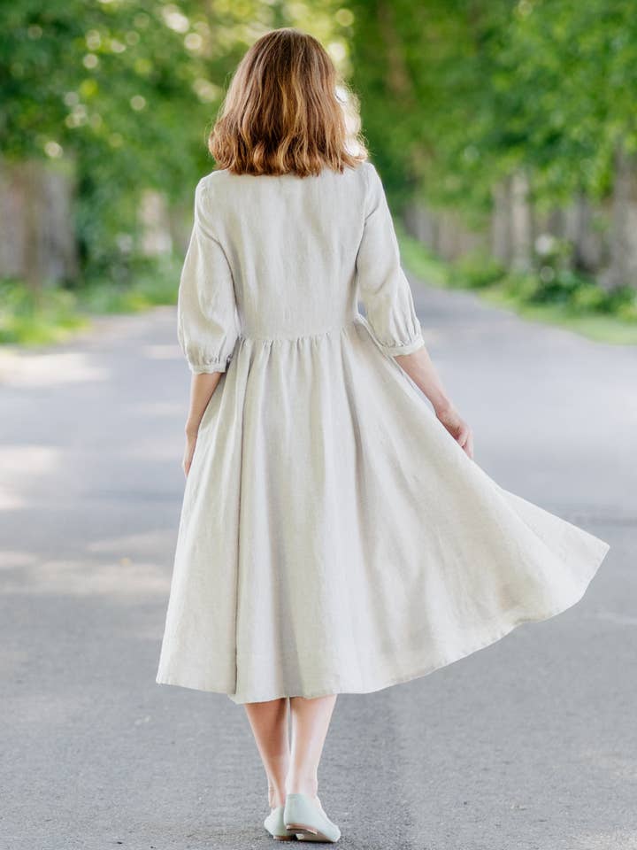 Mon Cheri Ophelia Dress, 3/4 Sleeve for wholesale on Faire32