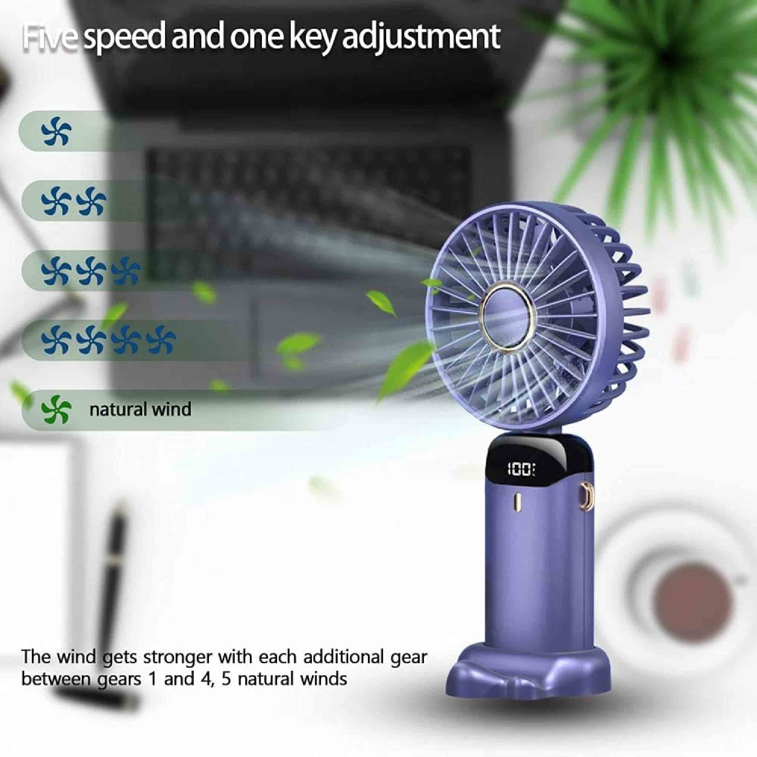 GulleeGadgets - Wholesale Handheld Electric Fan - USB Handheld Mini Foldable Portable Rechargeable Fan6