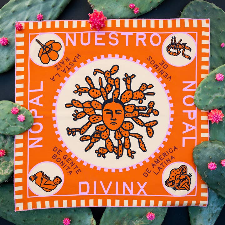 BANDITS Bandanas - Wholesale Bandana - Women's - "Nuestra Nopal Divinx"0