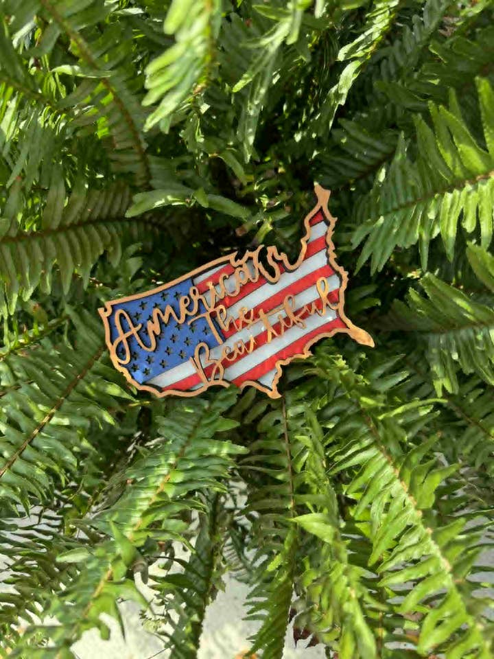 America La Bella per la vendita all'ingrosso da parte di The Wilusz Way Wood Designs