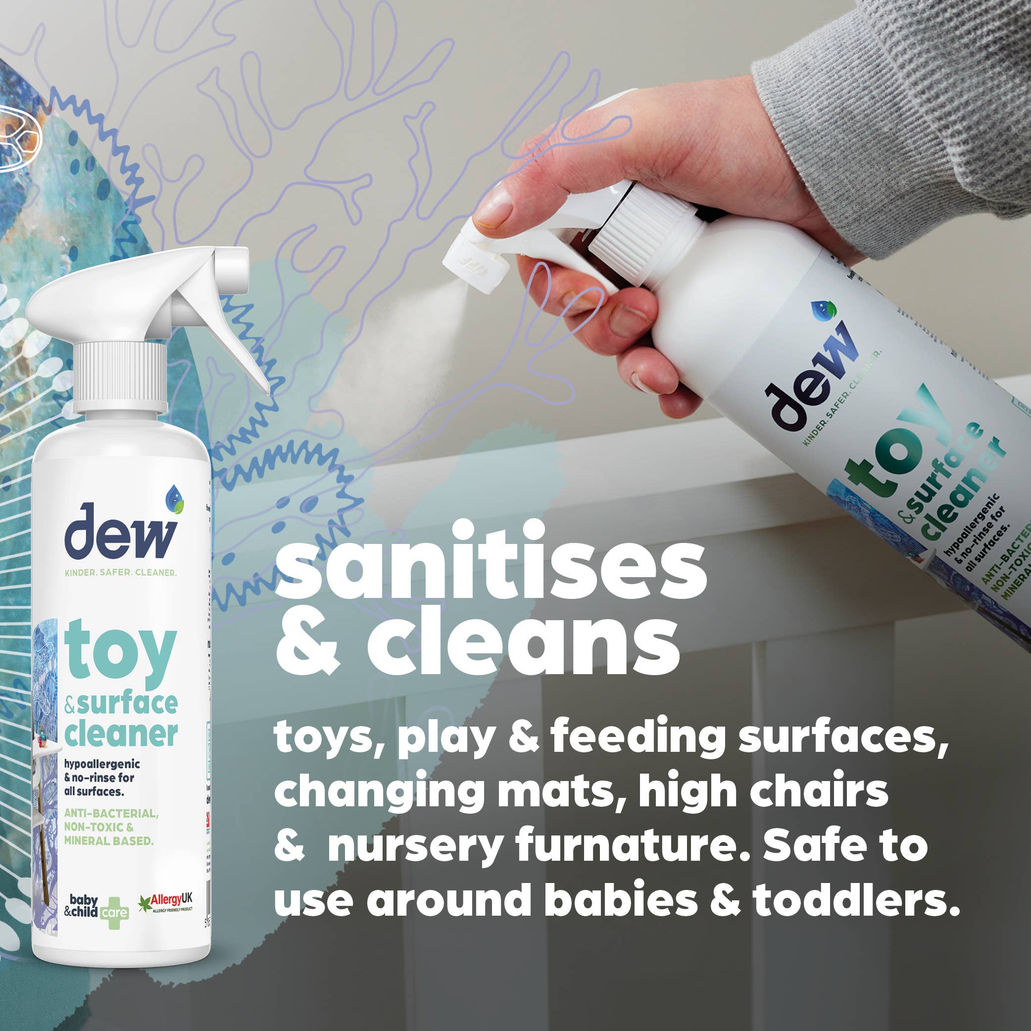 Dew – wholesale Toy set – Kids – Toy & Surface Cleaner 500ml2