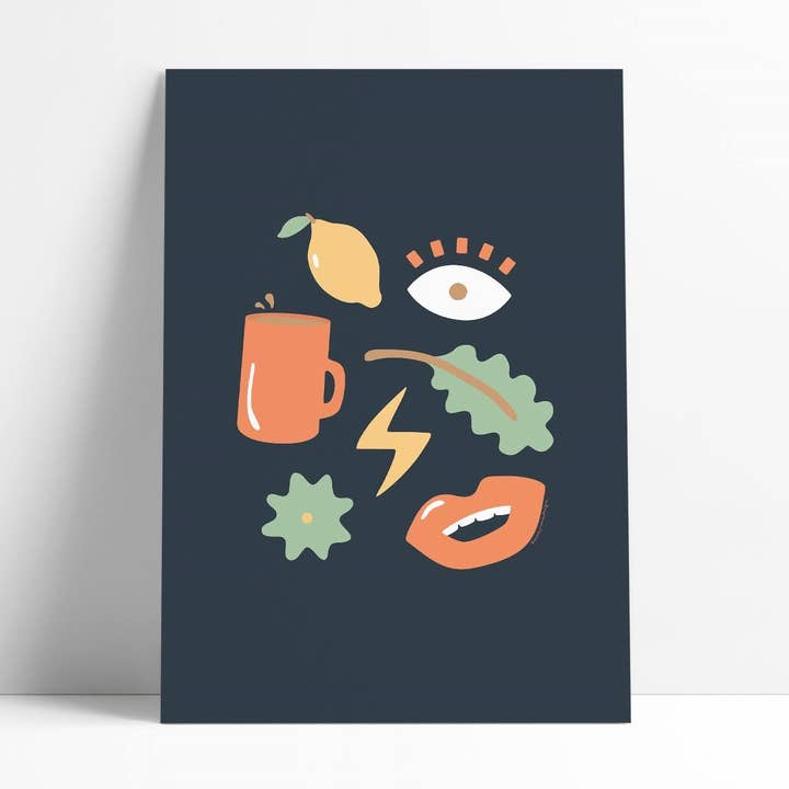 Labbra al limone per la vendita all'ingrosso da parte di Maddy Ramsay Designs