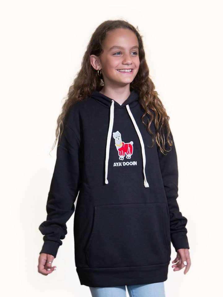 Der schwarze Hoodie für den Großhandel von Ayadooin