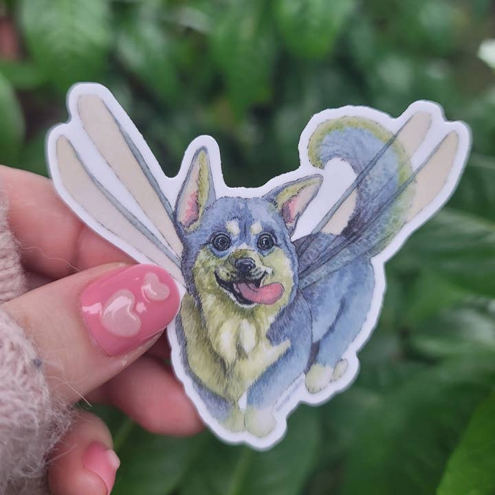 Pupoon 3" Vinyl Sticker for wholesale by Mira Eagle Creations