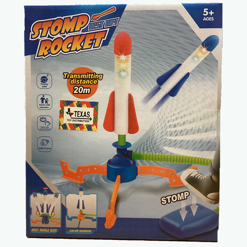 Texas Toy Distribution - Wholesale Toy Set - Kids - Stomp Model Rocket Kit0