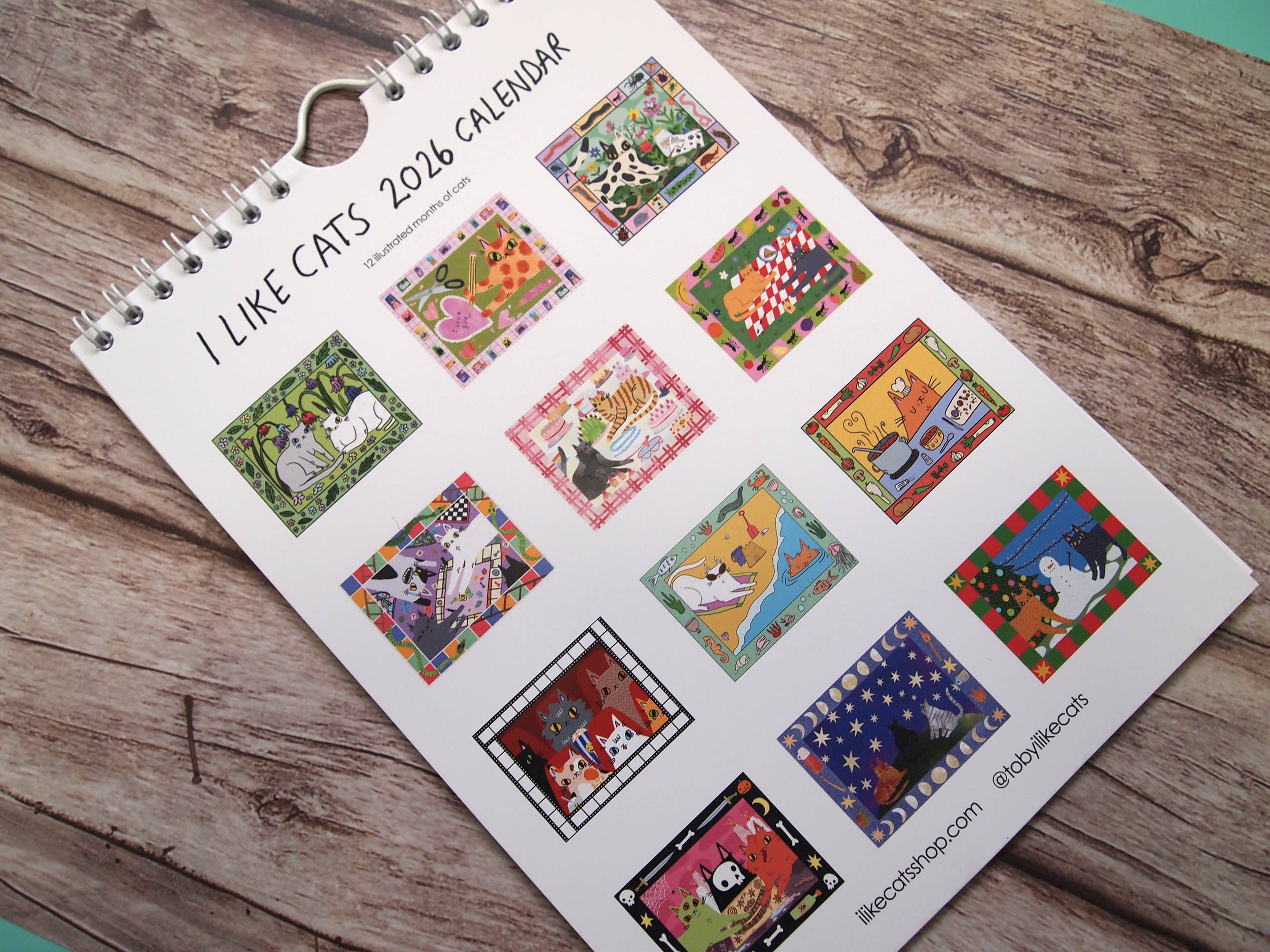 I LIKE CATS - Vente Calendrier - J'aime le calendrier mural A5 Chats 20268