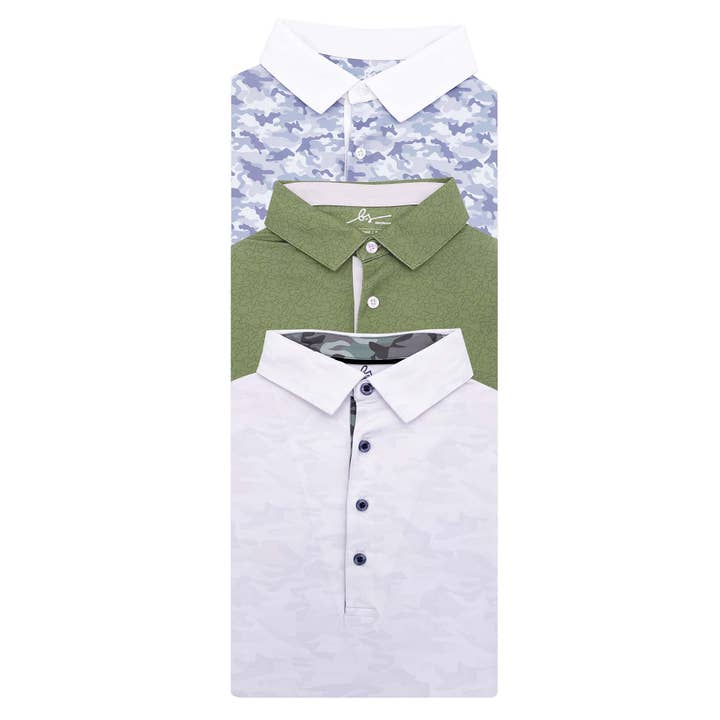 Camo Bundle for wholesale by Boston Scott Golf Apparel