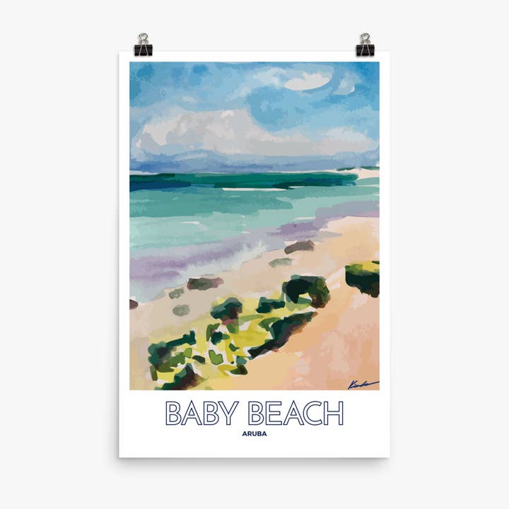 Matin paisible sur Baby Beach pour la vente par Kim Lyon Design