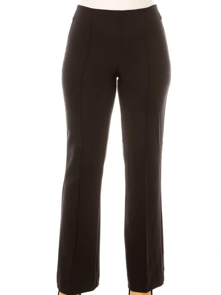 Zac & Rachel Fit & Flare Pull-On Dress Pants for wholesale by New Yorker's Apparel