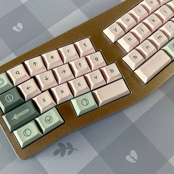 Pastel Picnic 'Fog' Deskmats for wholesale by Mintlodica