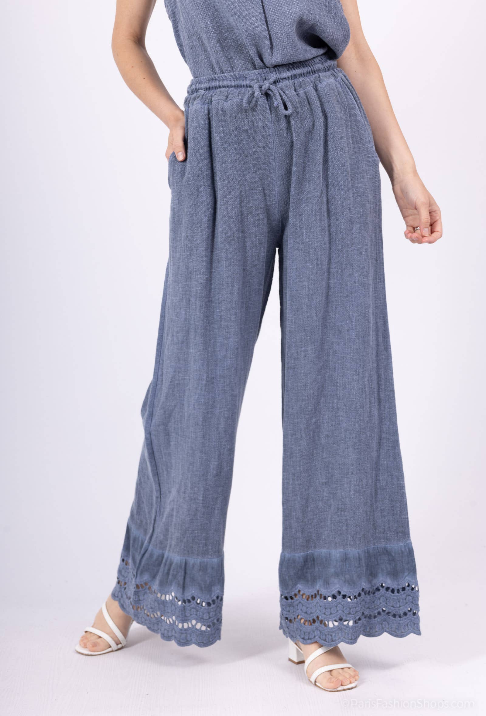 Shyloh - Wholesale Pants - Women's - Embroidered pants 206037