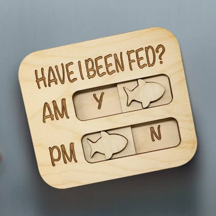 Cat Magnet - Have I Been Fed Cat Feeding Reminder and other Purchase Wholesale fish feed. Free Returns & Net 60 Terms on Faire trending on Faire.
