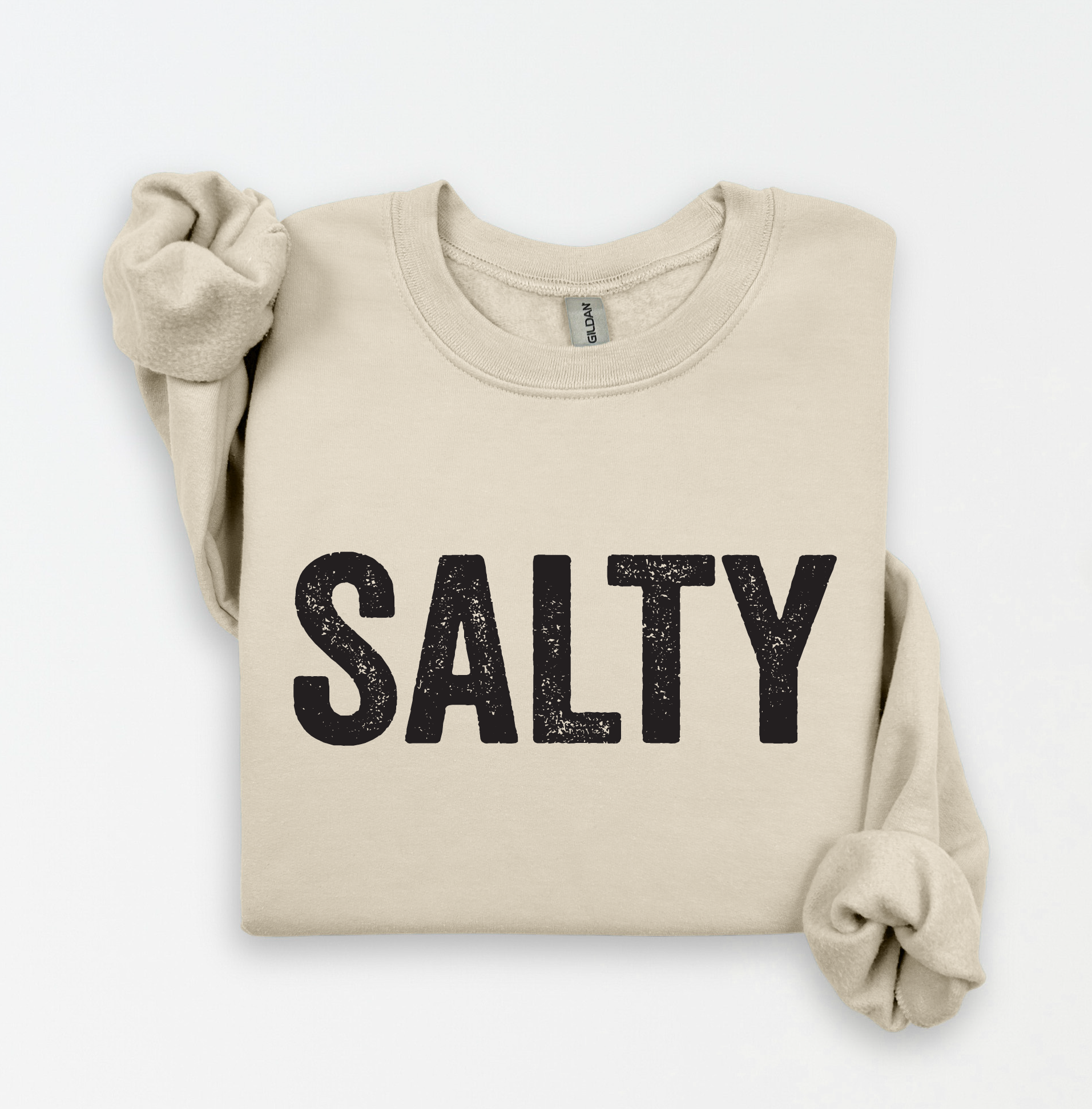 Three Girls Shop - Wholesale Graphic Sweatshirt - Women's - SALTY Fleece Graphic Sweatshirt  11