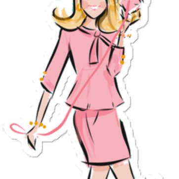 Legally Blonde Sticker for wholesale by Jennifer Vallez