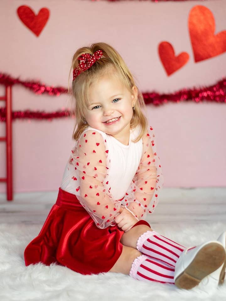 Destinee Top a Maniche Trasparenti e Body - Regina di Cuori per la vendita all'ingrosso da parte di Bailey's Blossoms