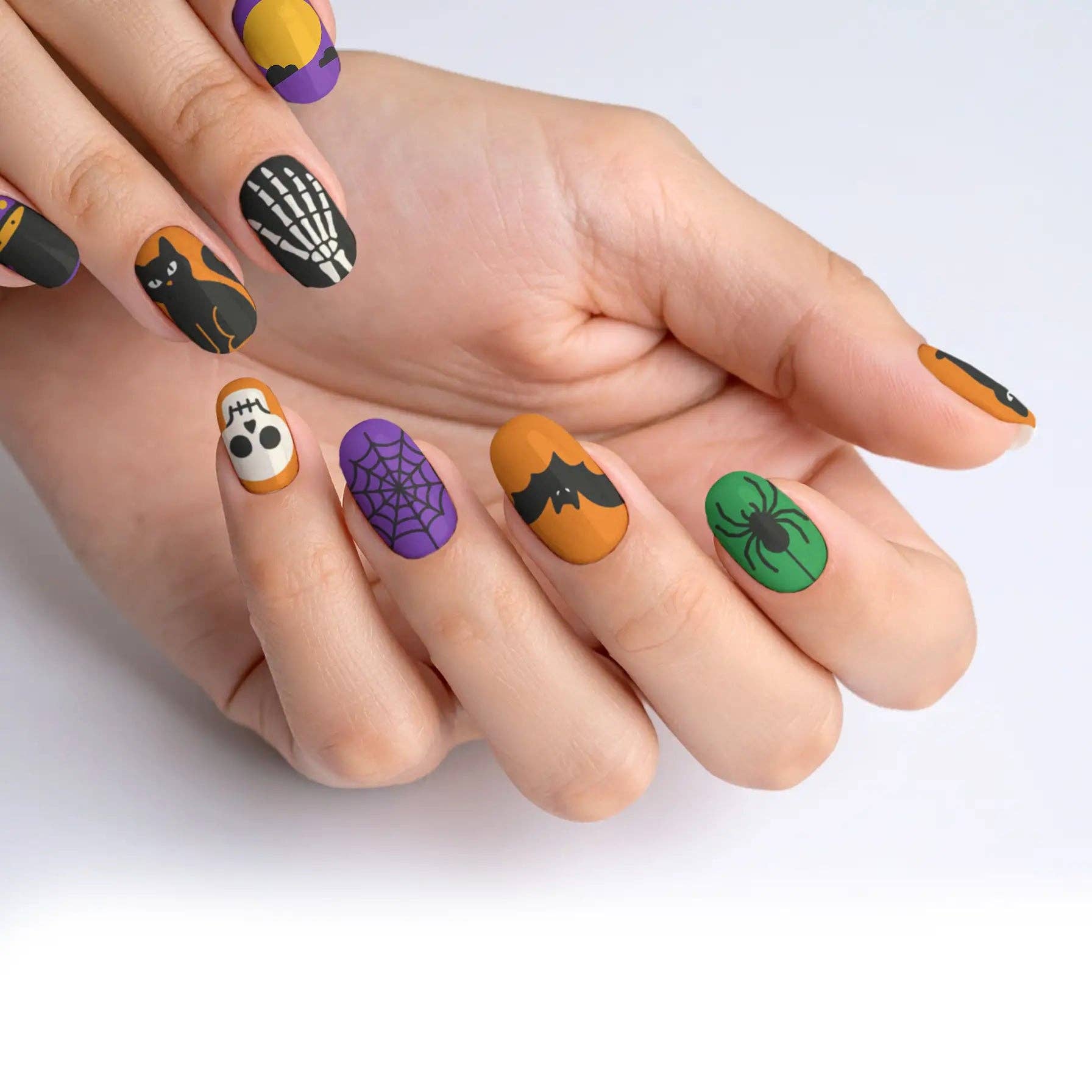 FYNE BODY - Wholesale Press-on/fake nails - Eclipse Enchantment Black Halloween Press-On Nails63