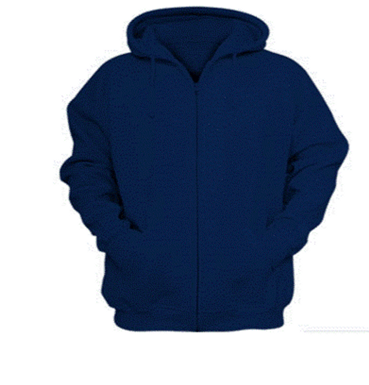 Total Apparel - Wholesale Hoodie - Unisex - Adult Full Zip-Up Hooded Sweatshirt 60/40 | Blank Hoodie2