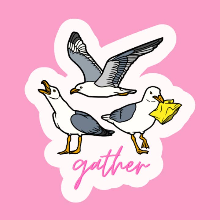 Verzamel Meeuwen Sticker voor wholesale door Charlie's