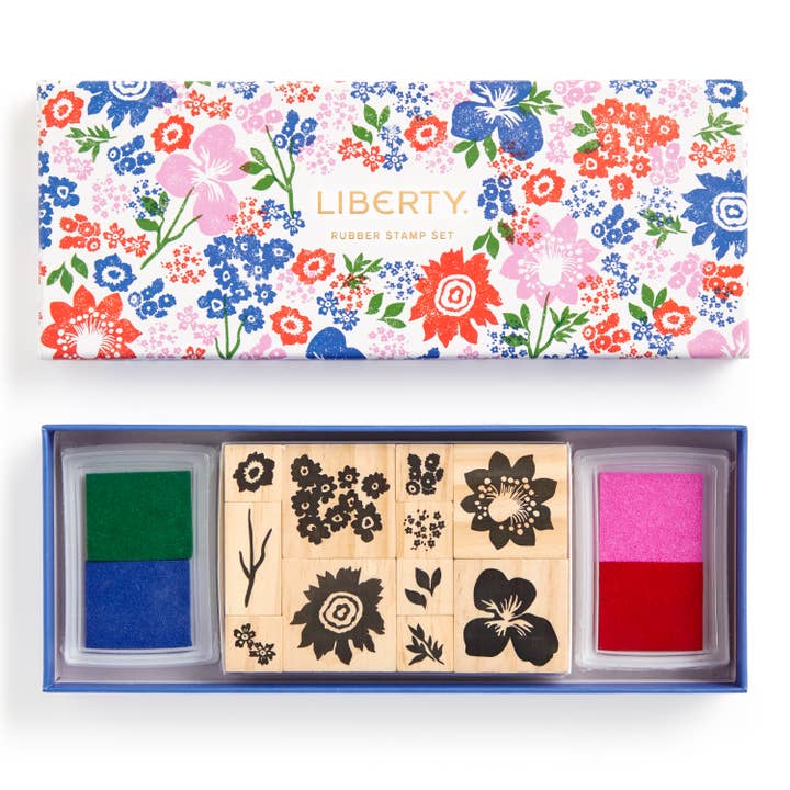 Chronicle Books - Wholesale Rubber/Decorative Stamp - Liberty Rubber Stamp Set