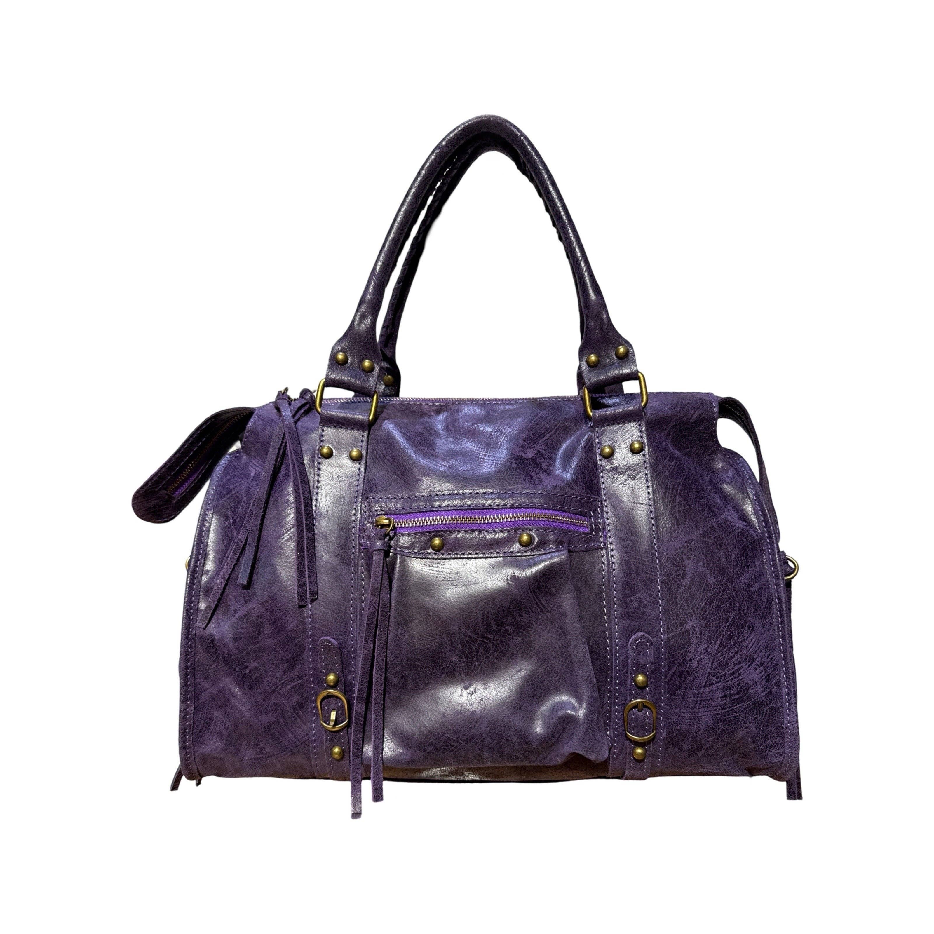 Louisa lee - Wholesale Top Handle Bag - Women's - LARGE CAPUCINE MATTE LEATHER HANDBAG4