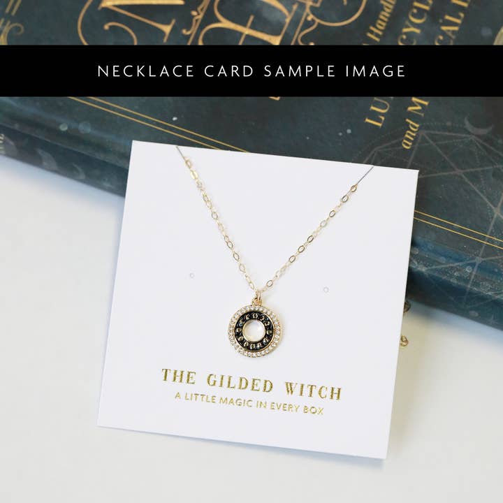 The Gilded Witch - Wholesale Pendant/charm necklace - Gold Plated Vintage Potion Elixer Charm Necklace: Witchy3