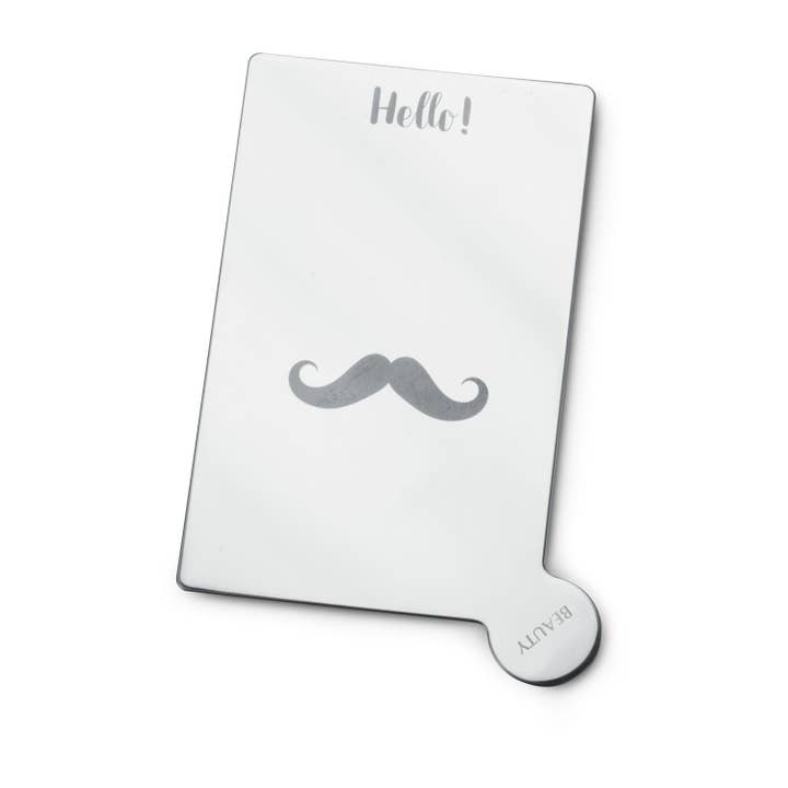 ROEMER WELLNESS - Wholesale Compact Mirror - Stainless steel pocket mirror, in case (rose)10