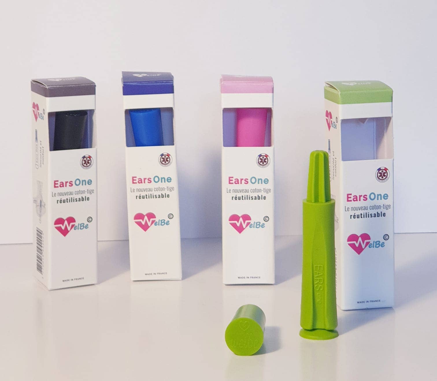 welbe - Wholesale Cotton Swab/Q-Tip - EARS ADULT PINK3